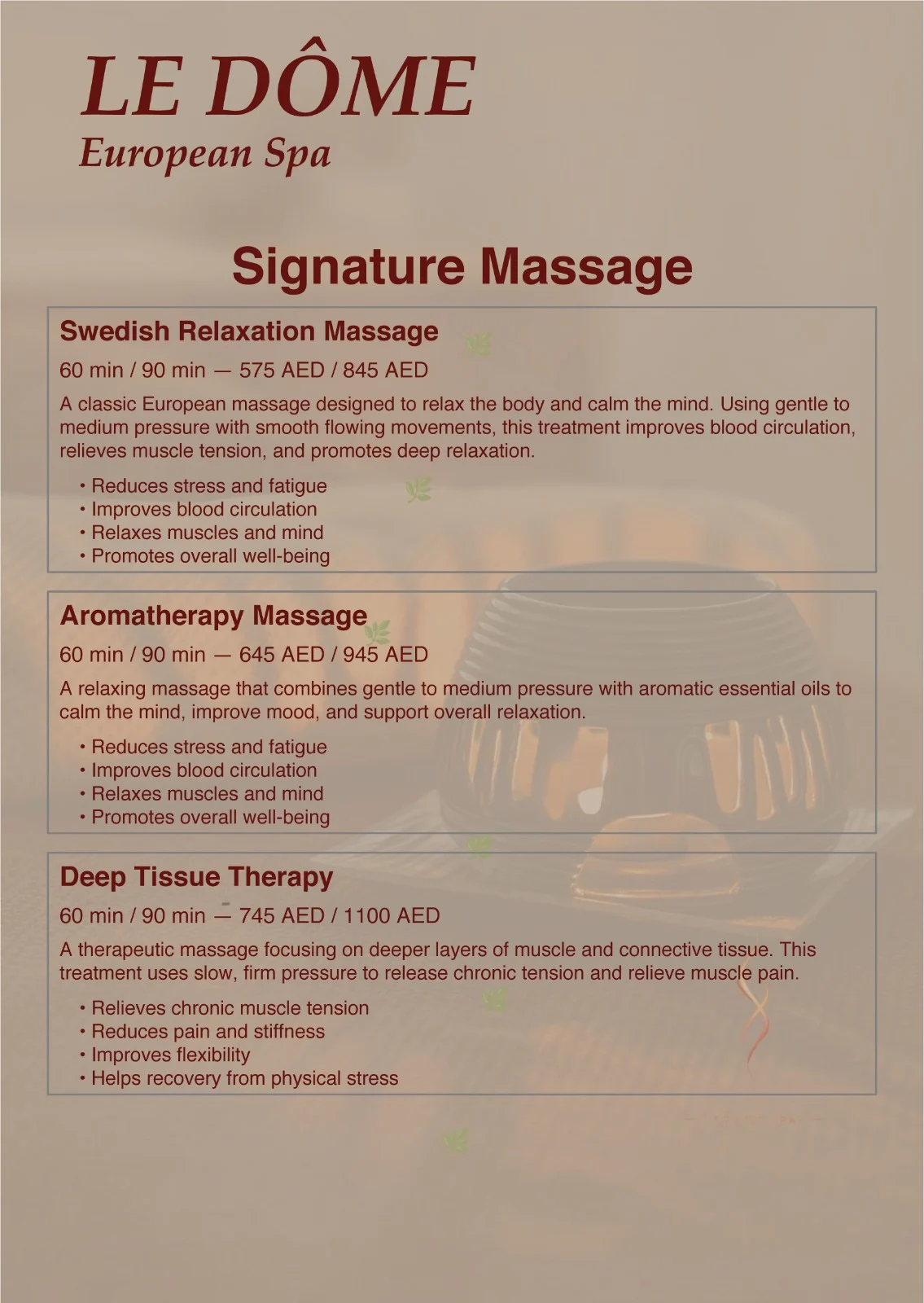 Signature Massage